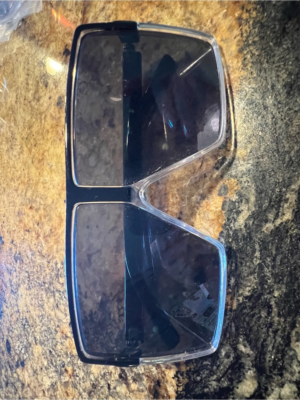 Oversized Square Black Sunglasses